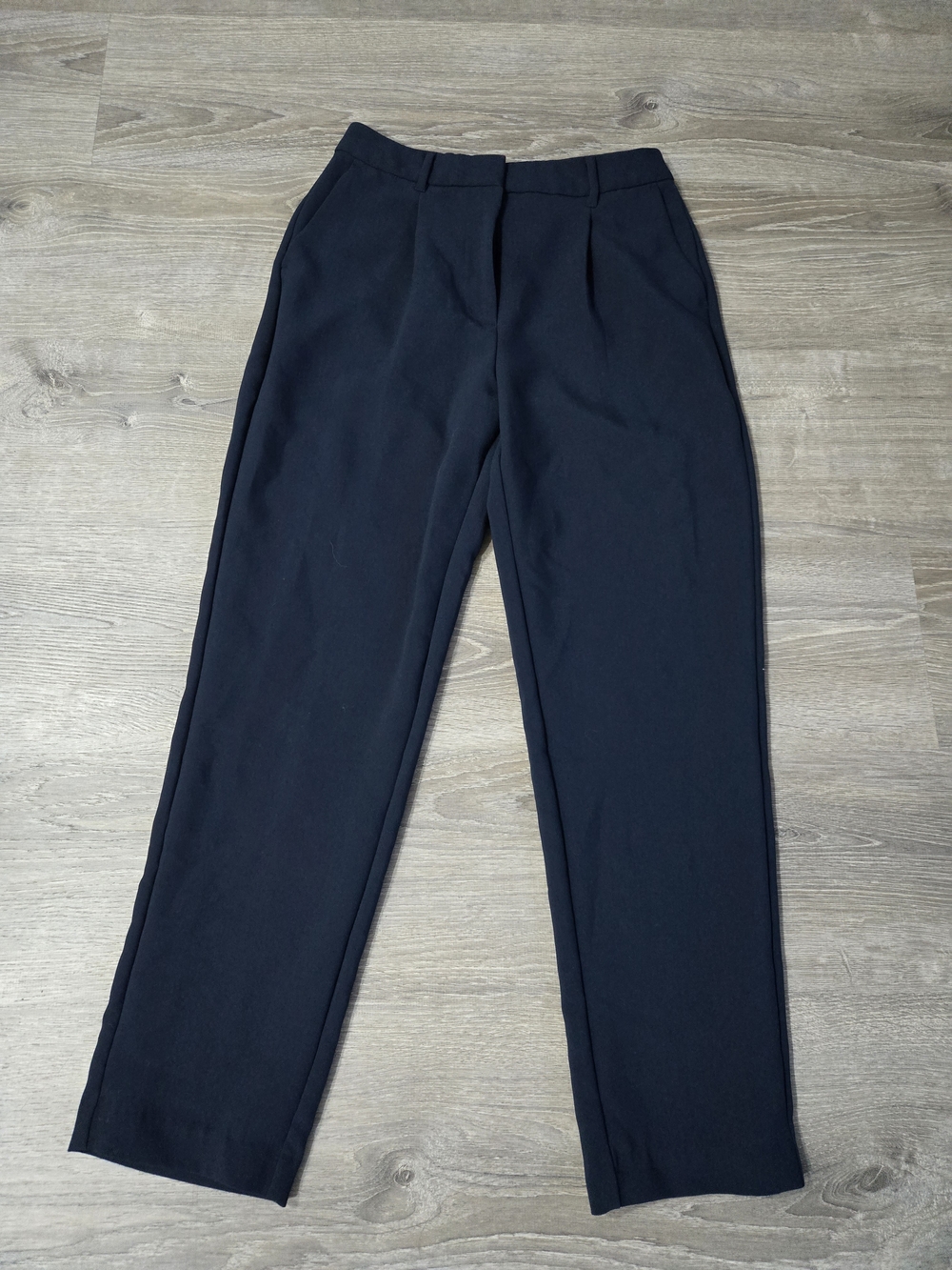 Old Navy Womens Medium Taylor Straight Trouser Pants Dark Blue Office Work